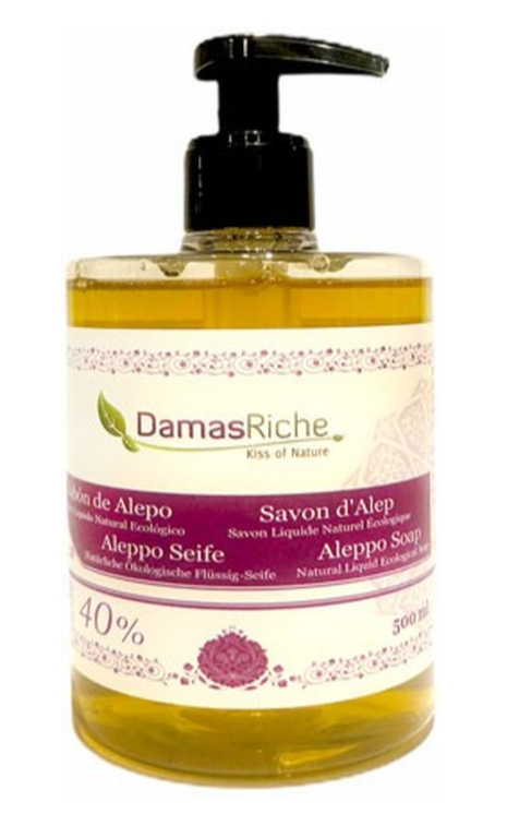 Jabón de alepo liquido 40%
