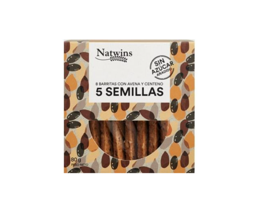 Galletas de 5 Semillas 80 grs