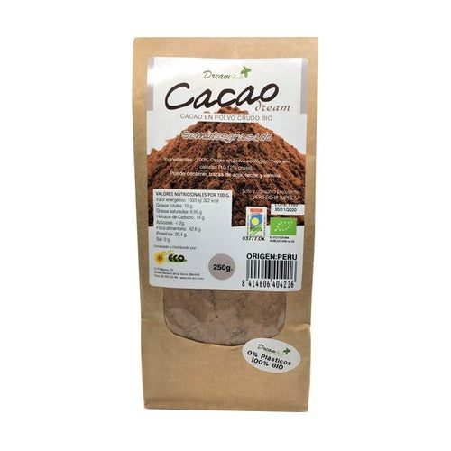 Cacao Desgrasado Polvo Bio 250 grs