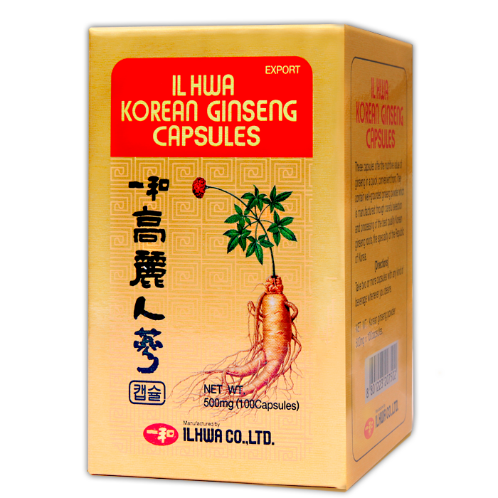 GINSENG COREANO 500 MG IL-HWA