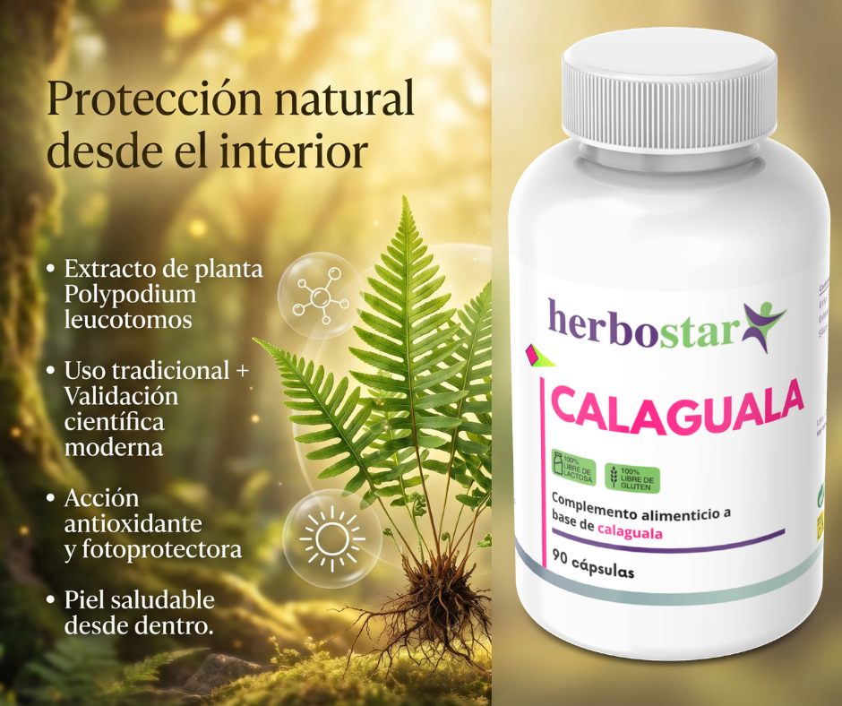 CALAGUALA 90 CÁPSULAS VEGETALES | HERBOSTAR