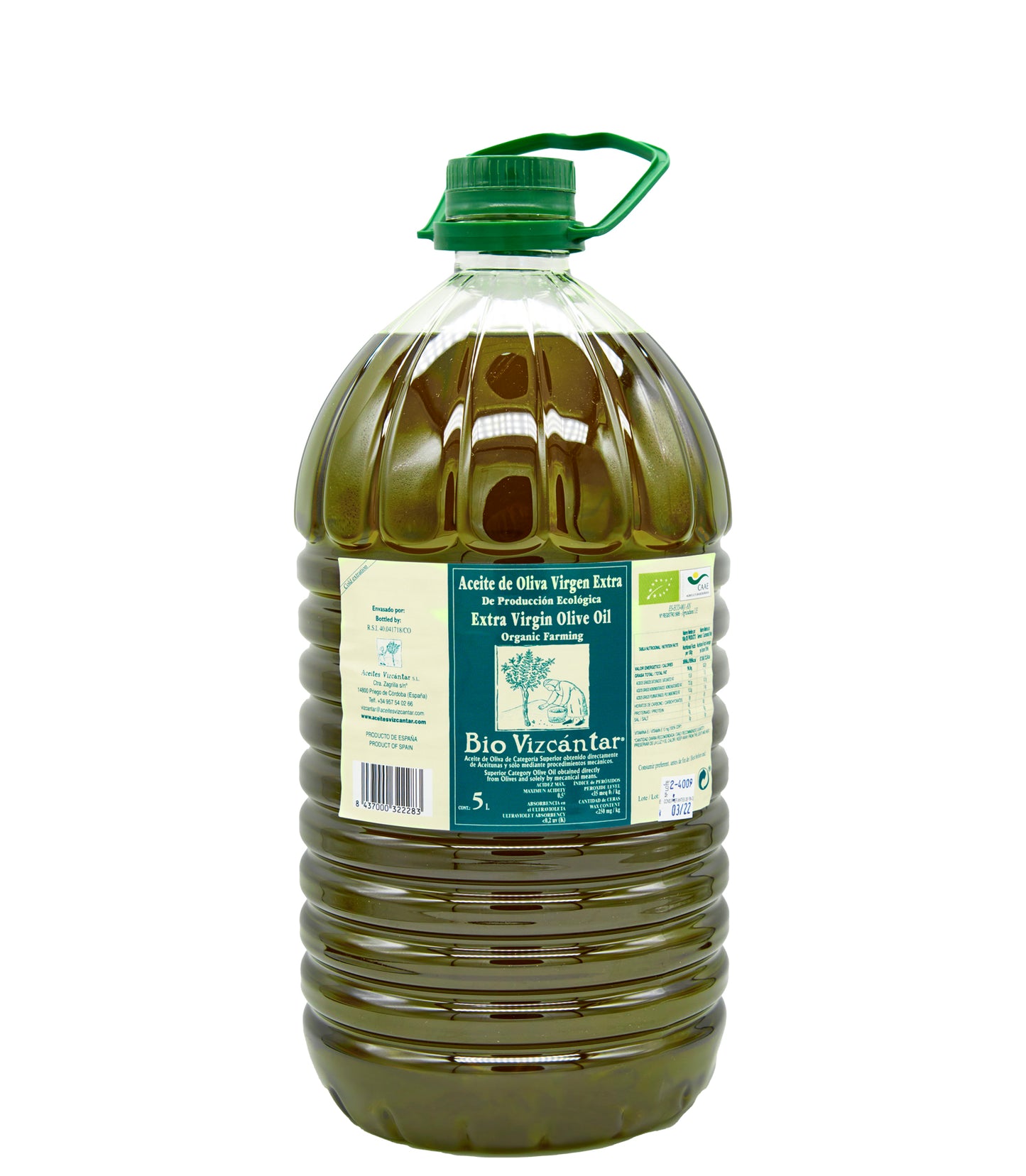 Aceite de Oliva Virgen Extra Bio