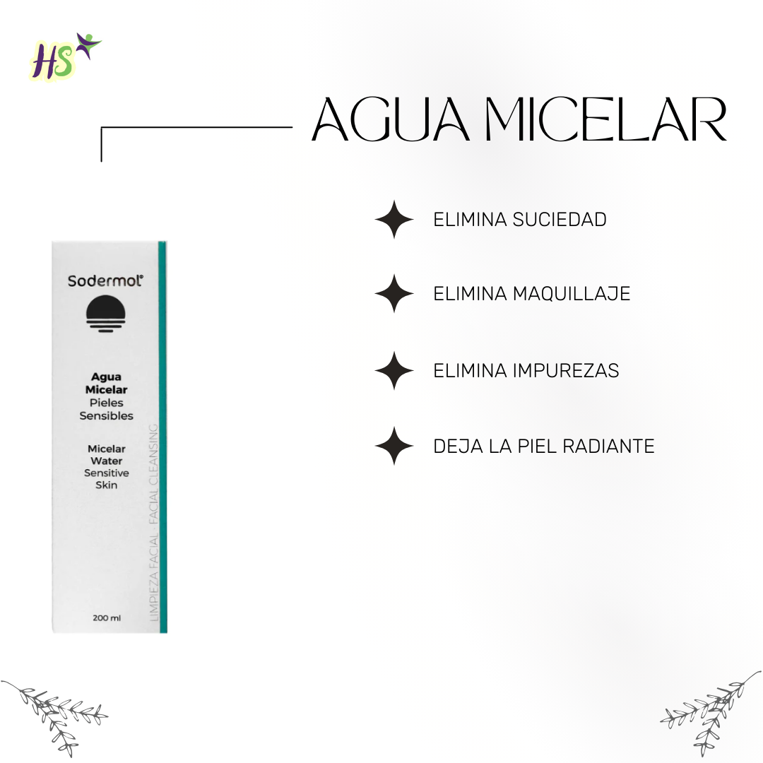 Agua micelar 200 ml