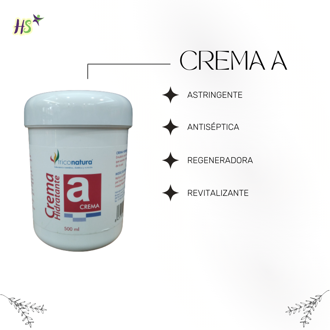 Crema A de 500 ml