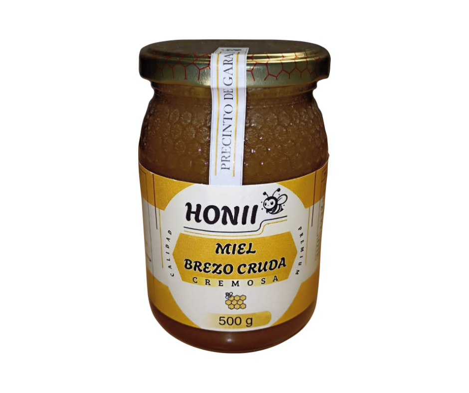 Miel de Brezo Cruda Cremosa 500 grs HONII