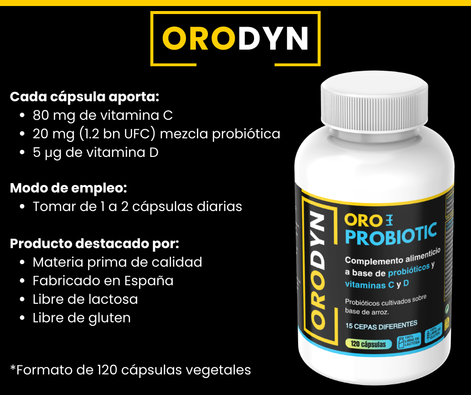 Oro Probiotic 120 cápsulas