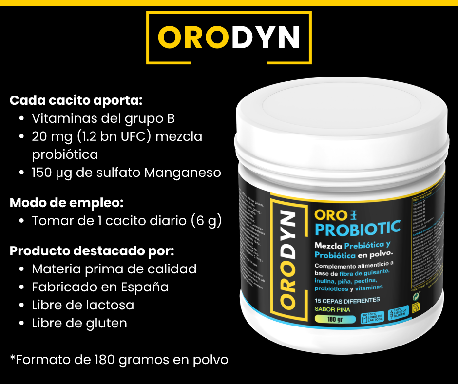 Oro Probiotic 180 gramos en polvo