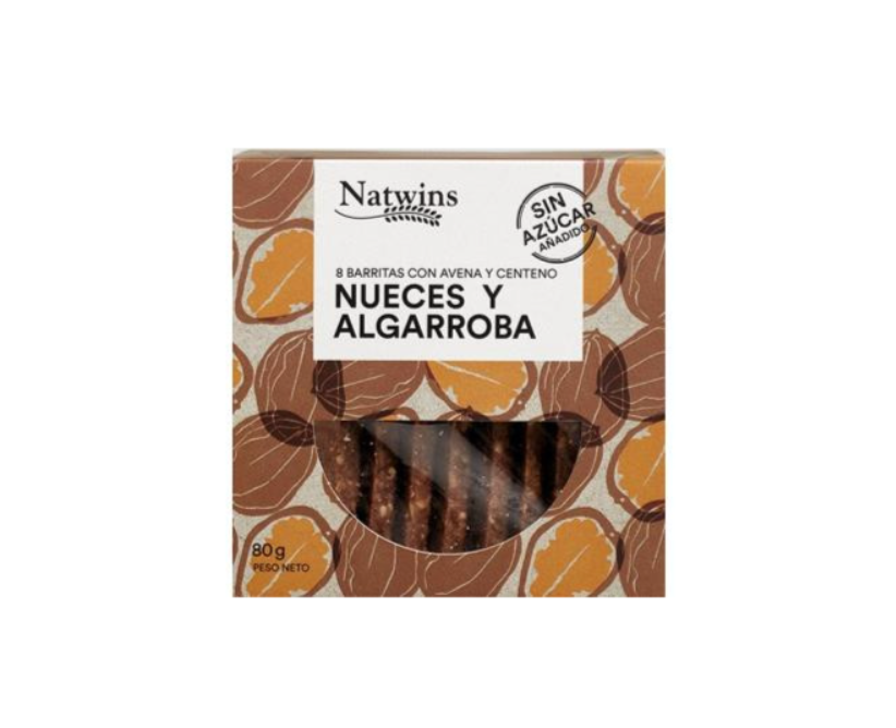 Galletas de Nueces y Algarroba 80 grs