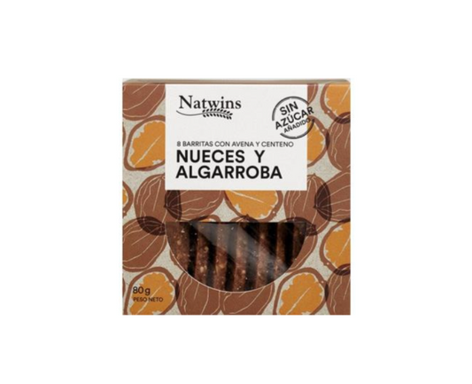 Galletas de Nueces y Algarroba 80 grs